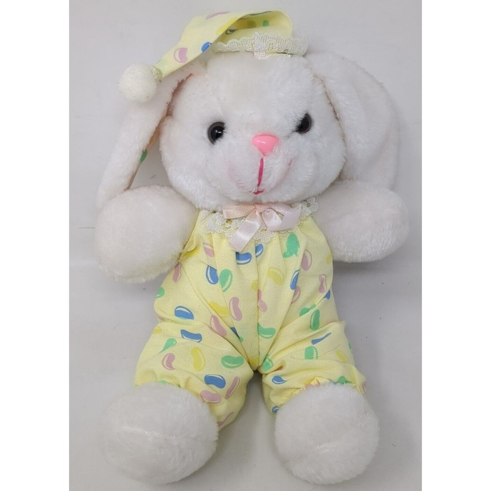Plush Bunny Rabbit Jelly Bean‎ Outfit 1993 Giftco Stuffed Animal 90s Vintage